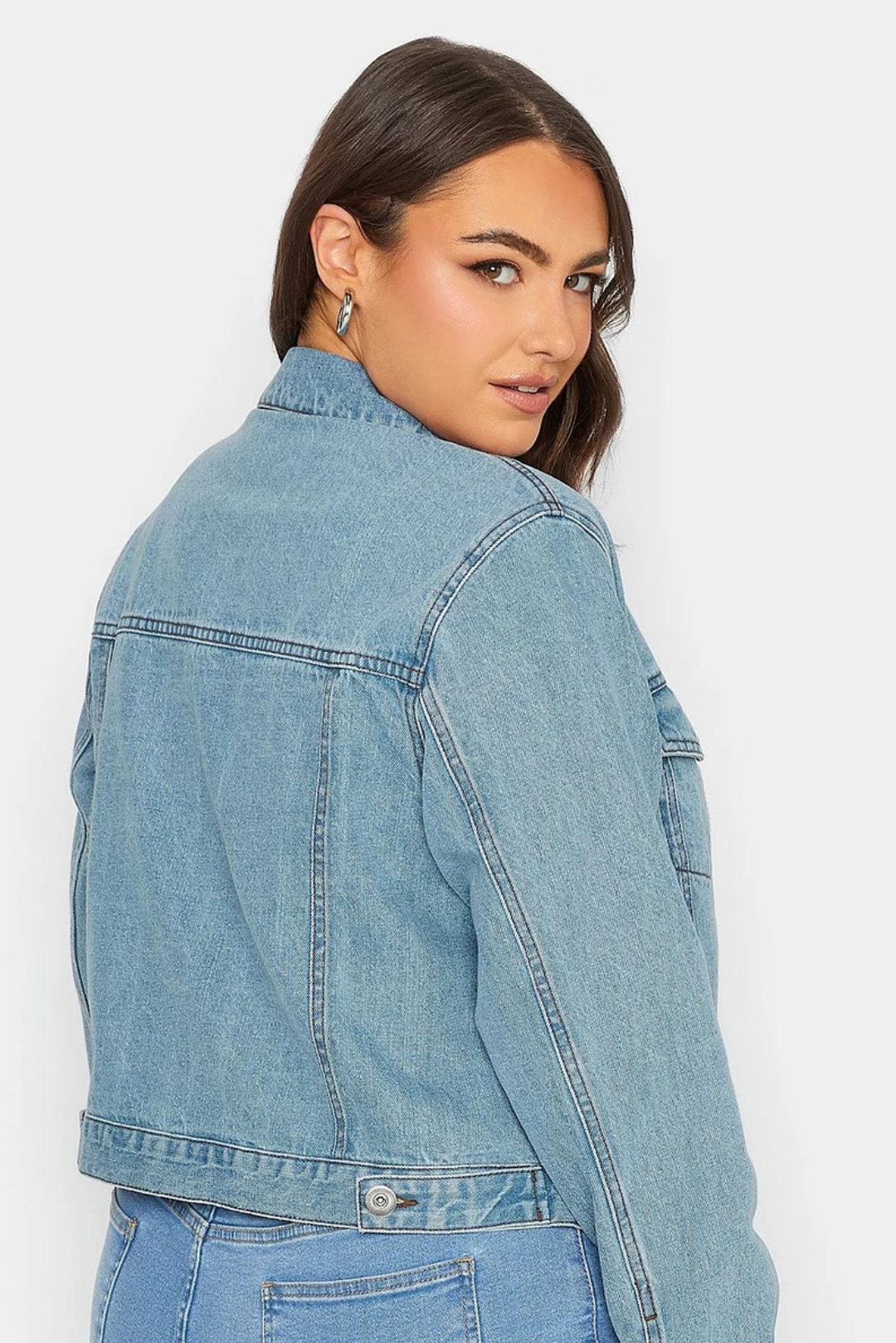 Ice Blue Denim Jacket