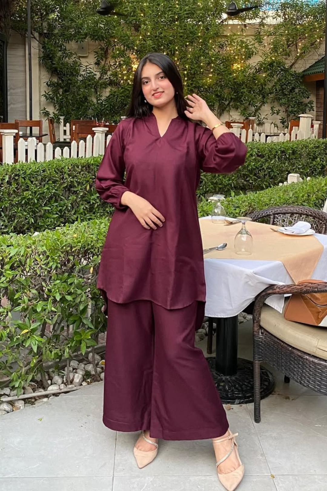MAROON 1 CO-ORD SET