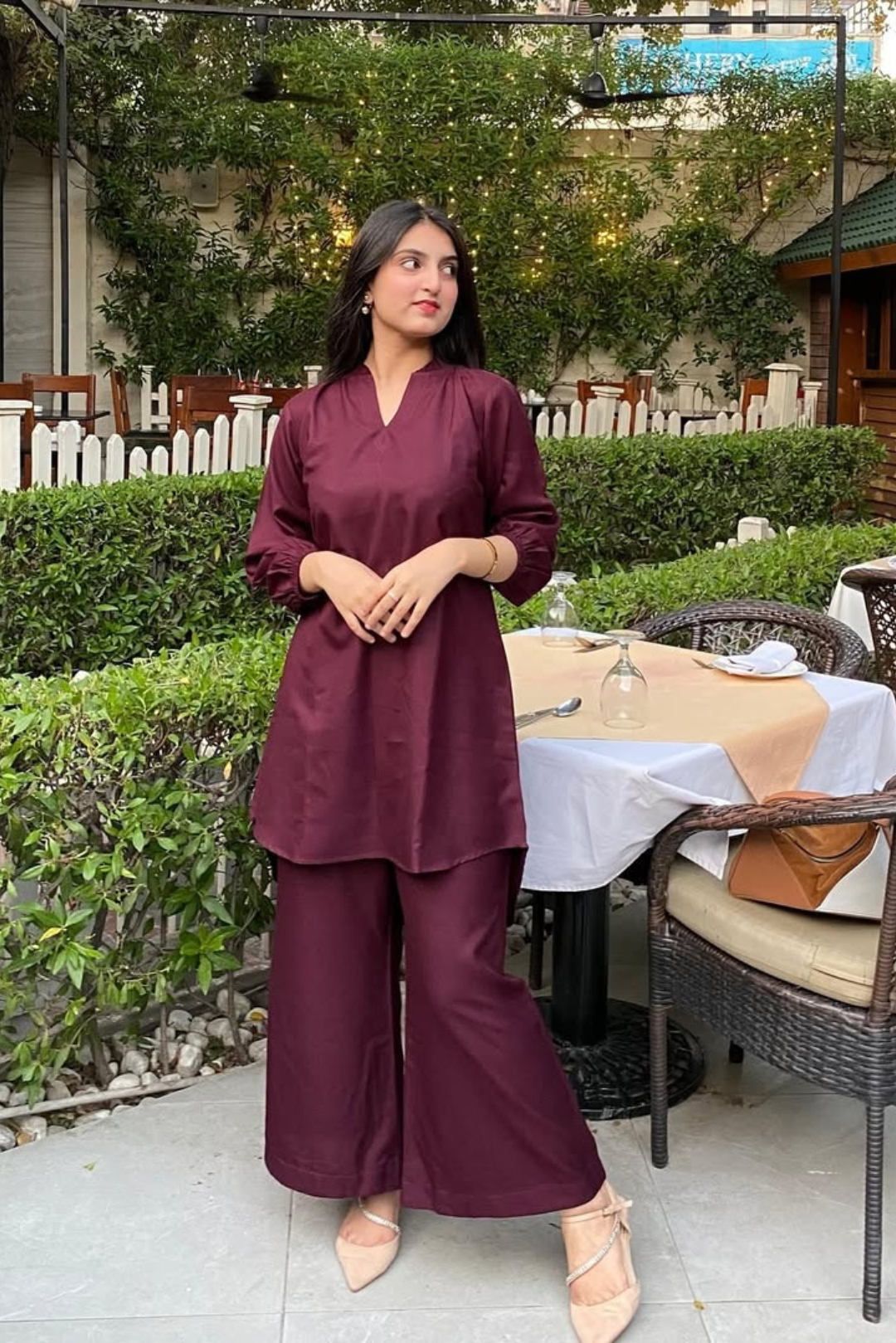 MAROON 1 CO-ORD SET
