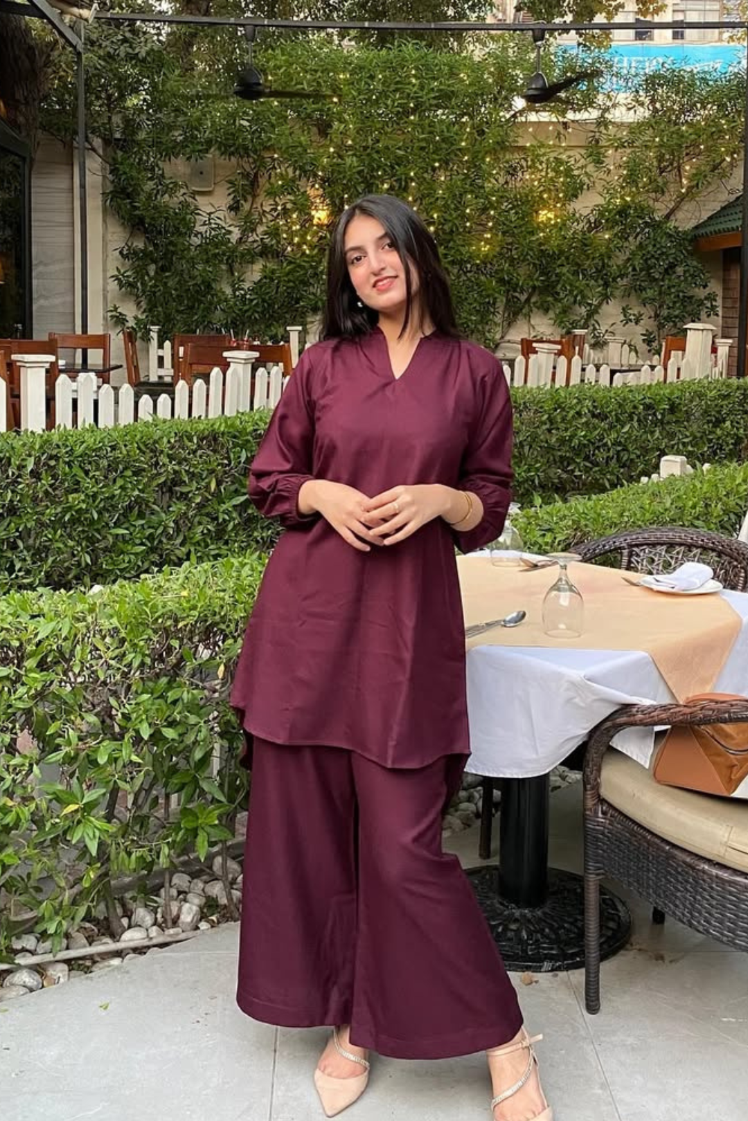 MAROON 1 CO-ORD SET