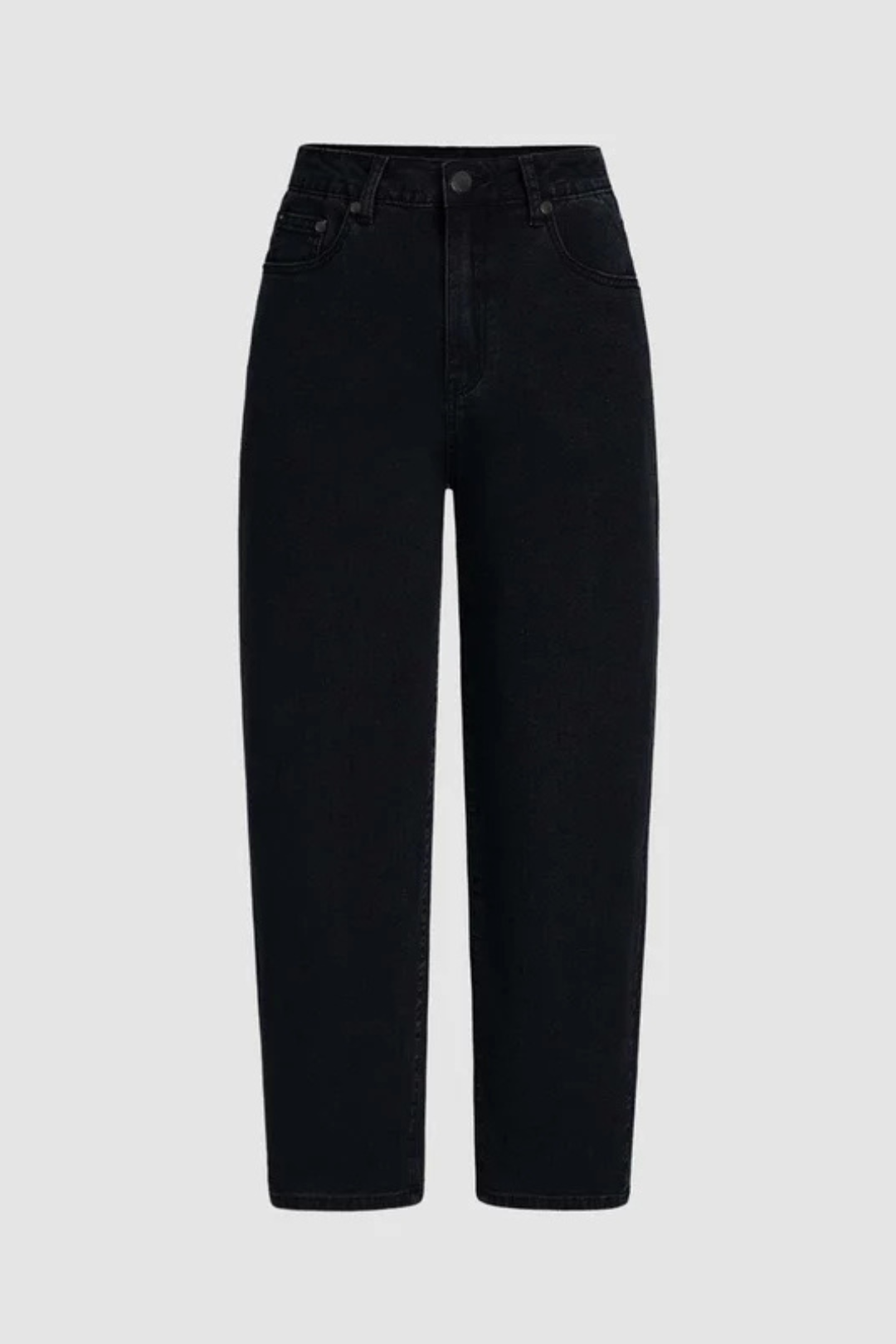 Black High Waist Mom Fit Jeans