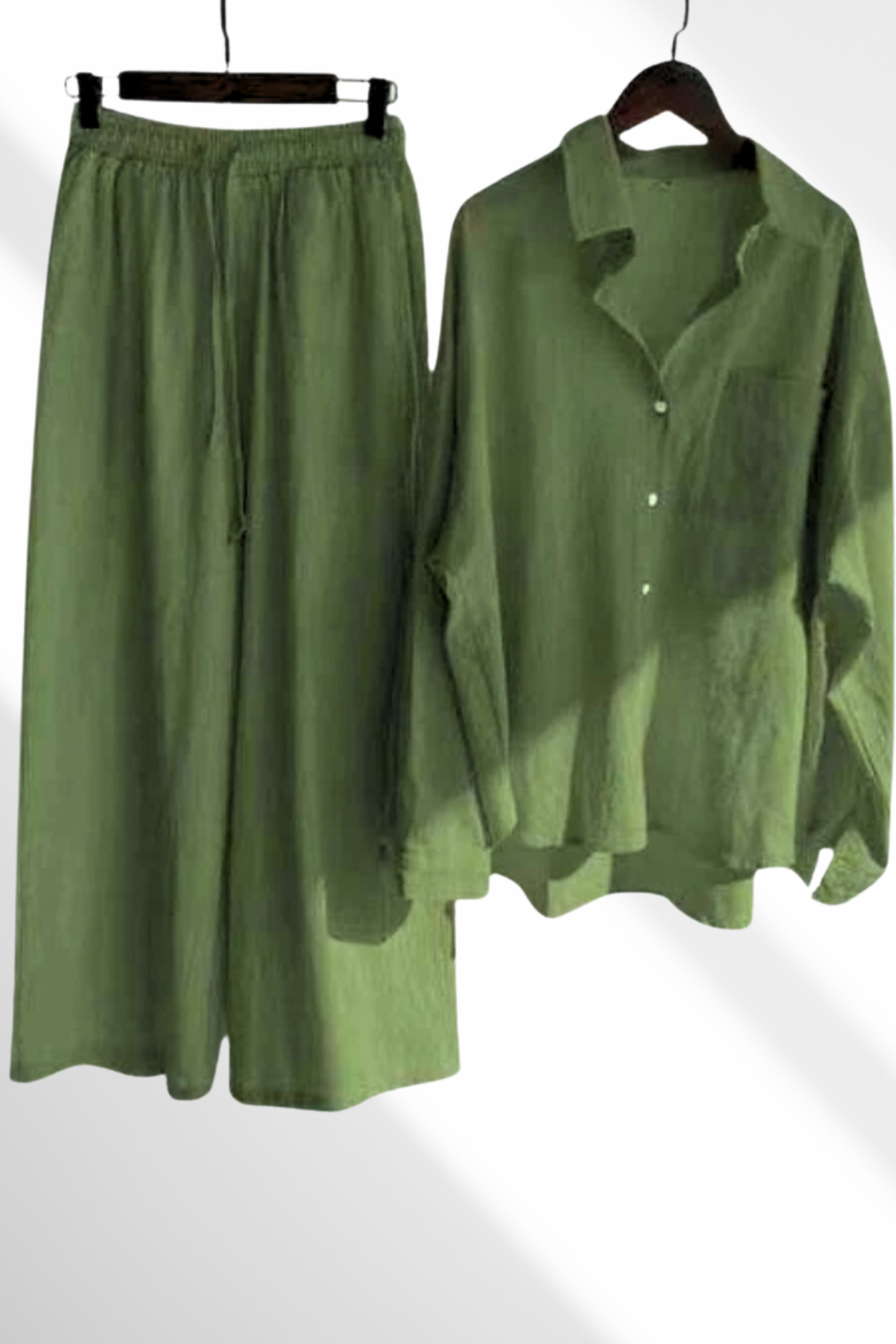 OLIVE GREEN CO-ORD SET