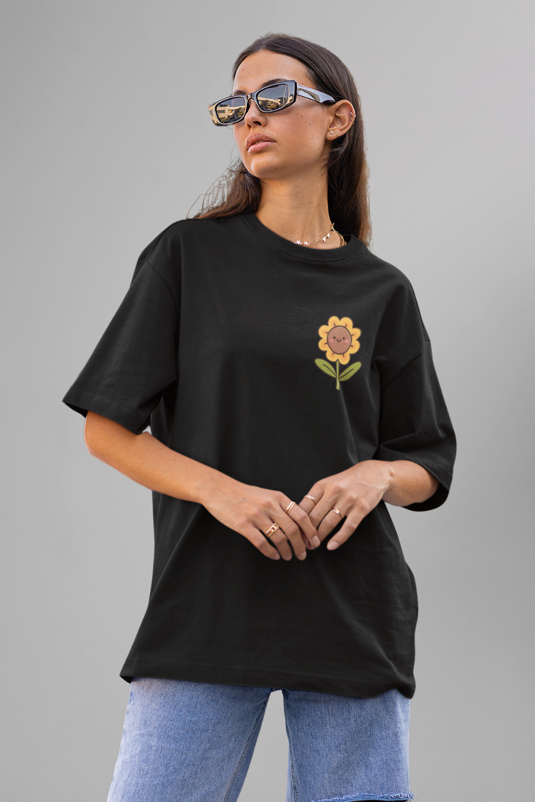 OVERSIZED T-SHIRT BLACK(020)