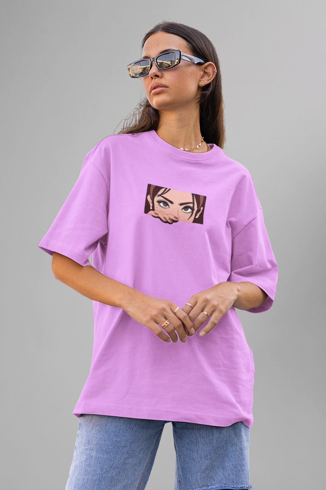 OVERSIZED T-SHIRT LILAC(014)
