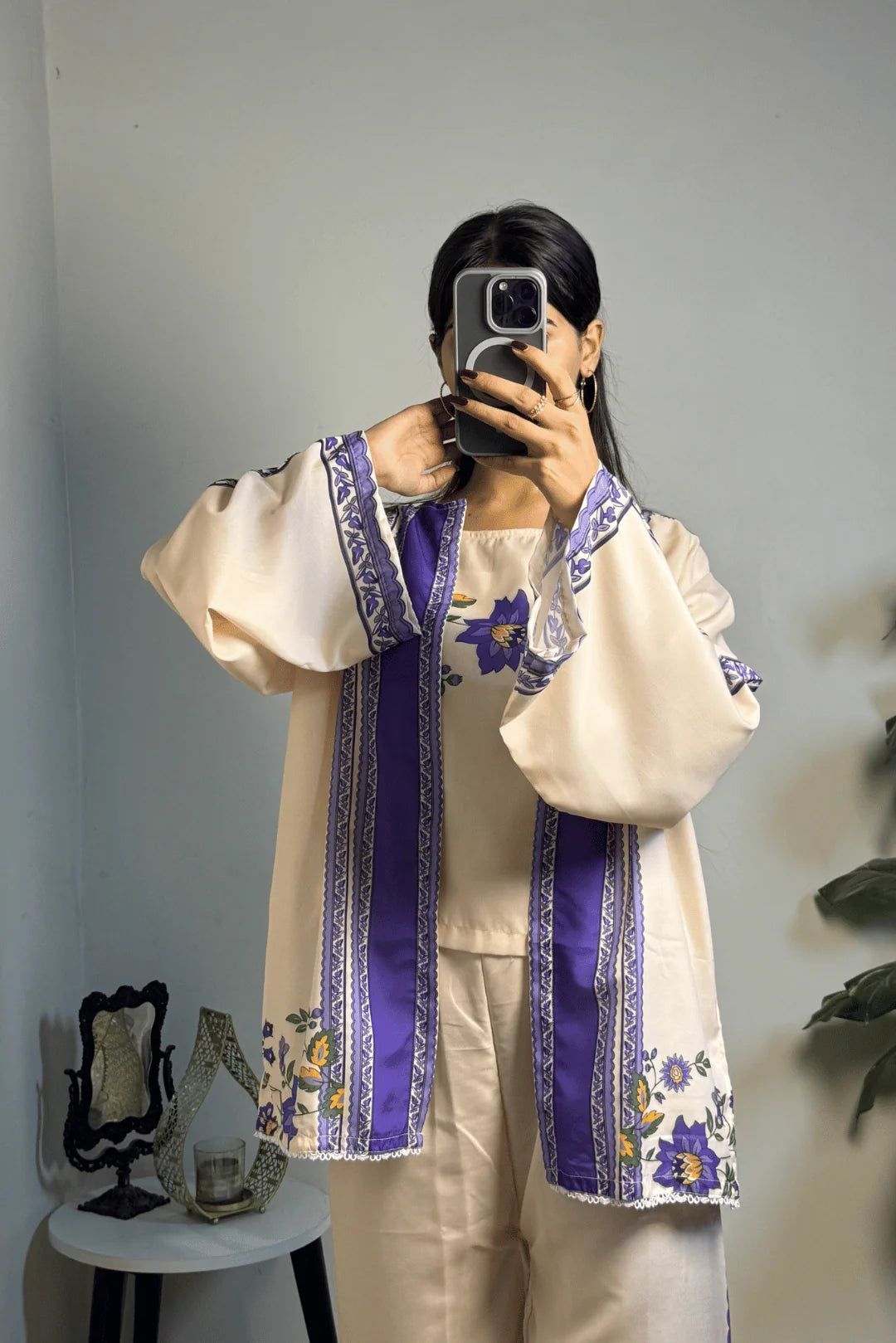 Blossom 3 Piece Printed Suit