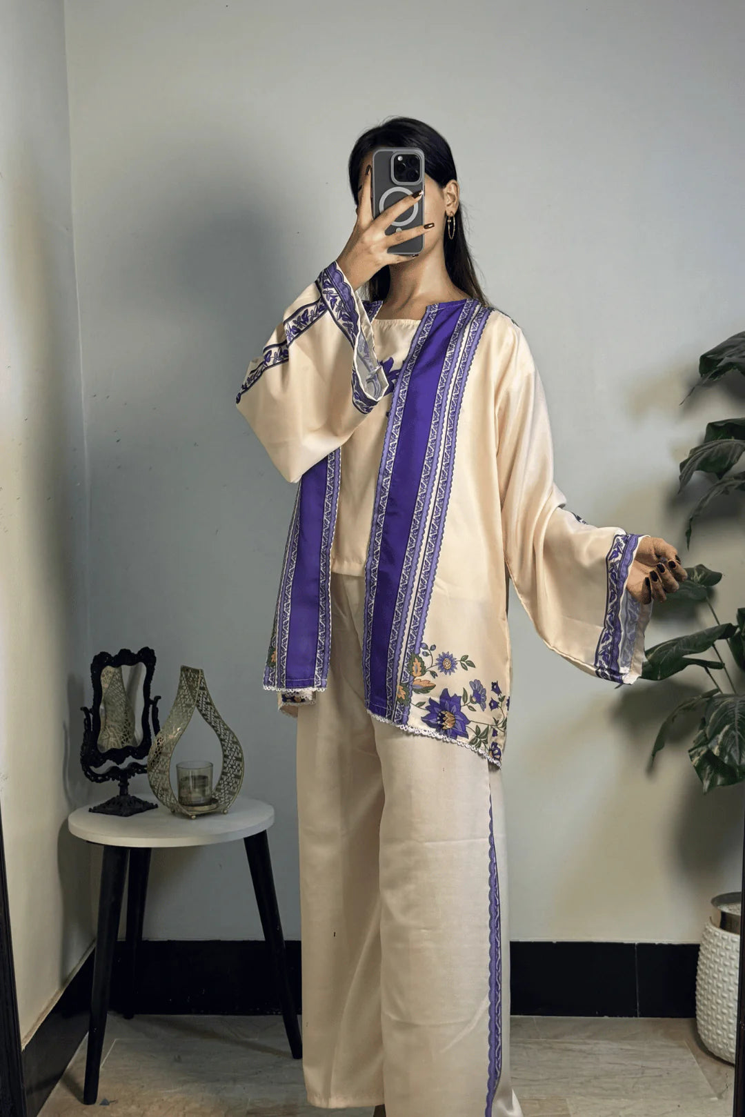 Blossom 3 Piece Printed Suit