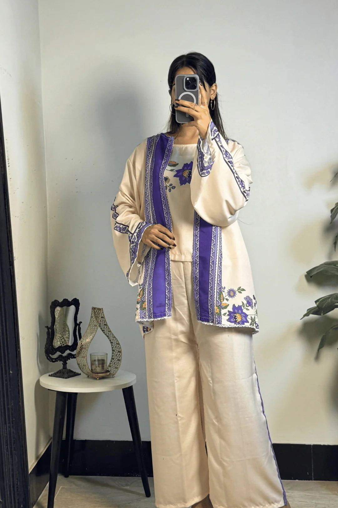 Blossom 3 Piece Printed Suit