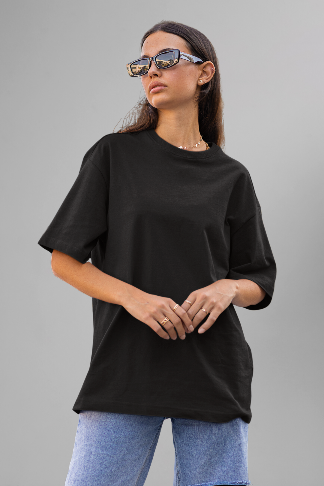 OVERSIZED T-SHIRT BLACK(01)