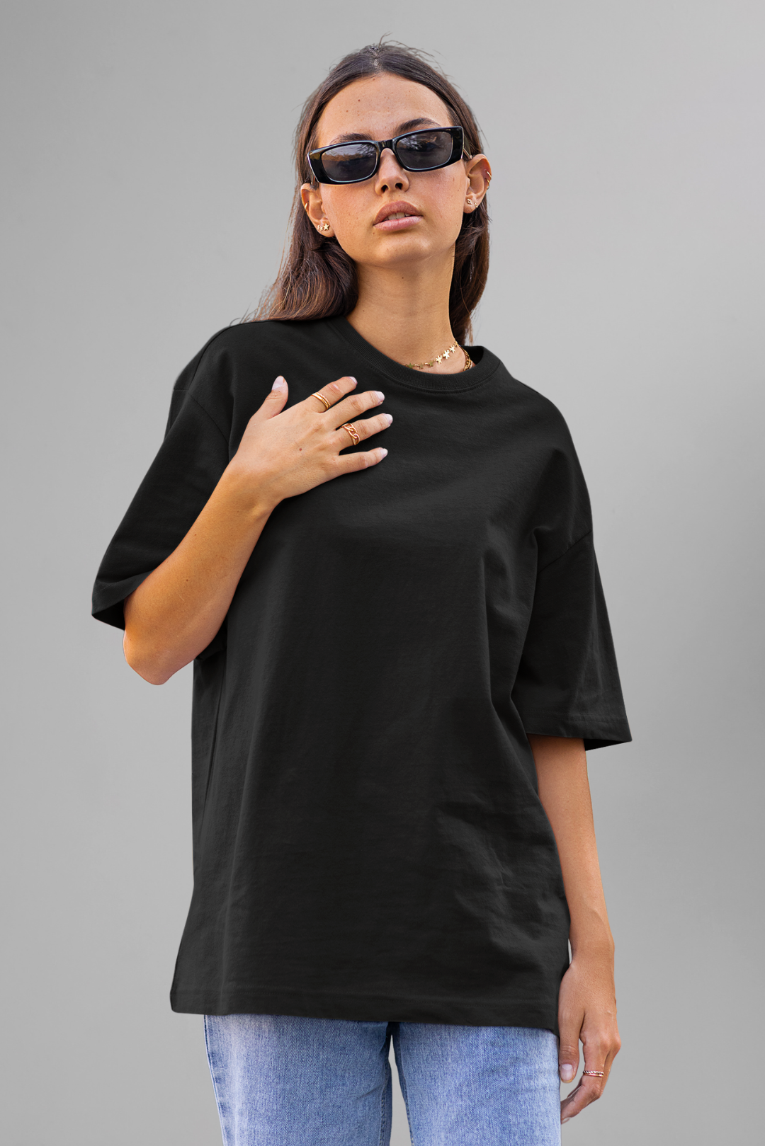 OVERSIZED T-SHIRT BLACK(01)