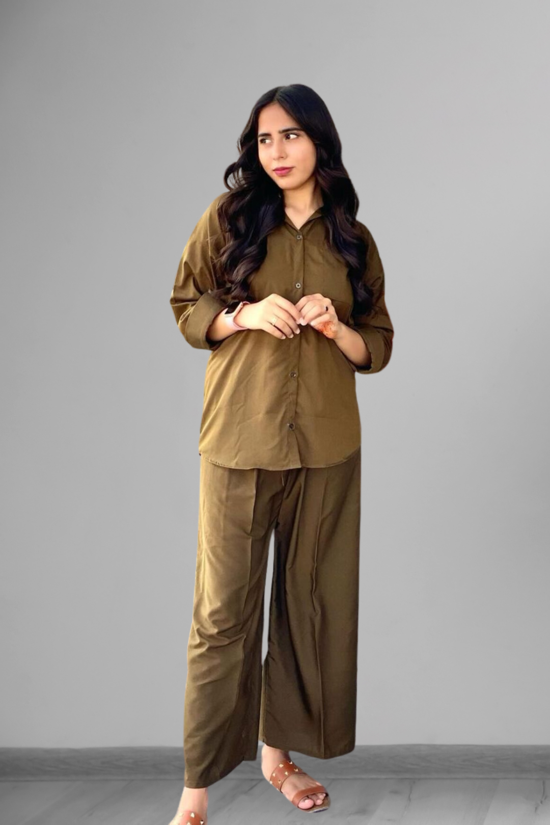 ARMY GREEN CO-ORD SET