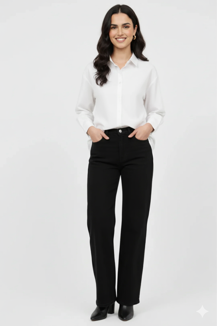 White Mist Button-Down Shirt