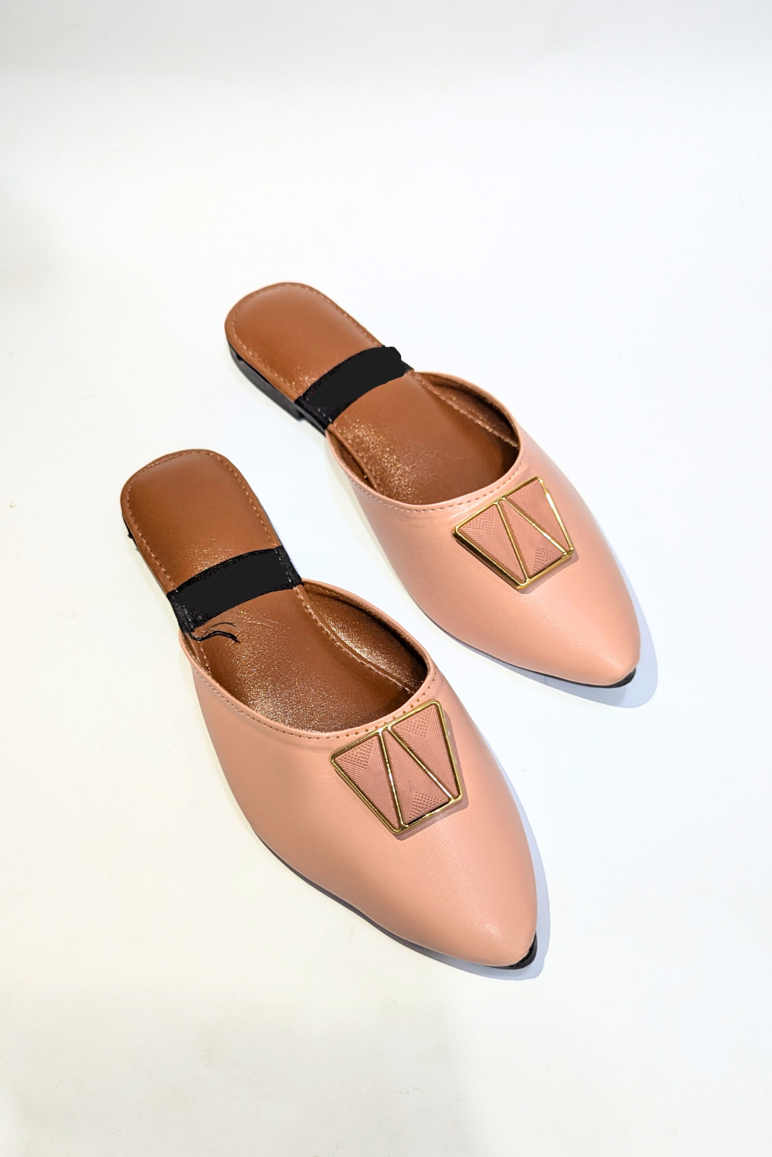 Peach Mule Pumps 0018