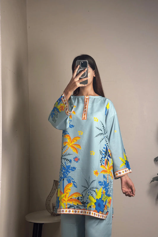 Breeze 2 Piece Printed Suit