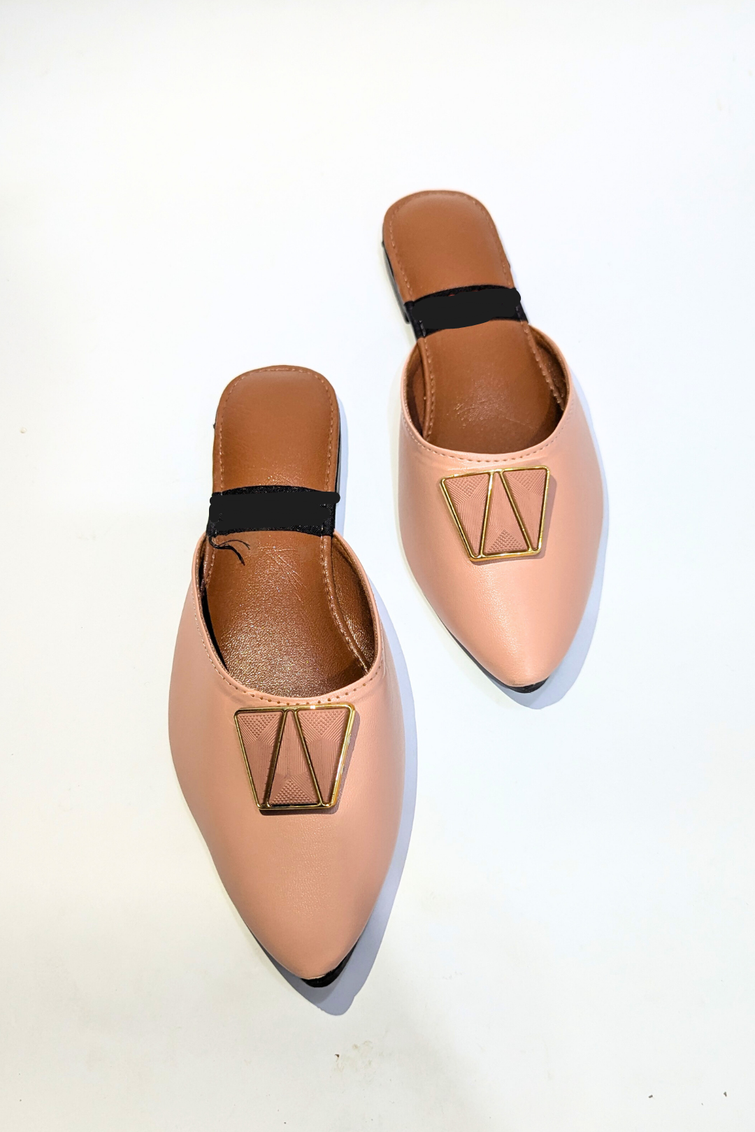 Peach Mule Pumps 0018