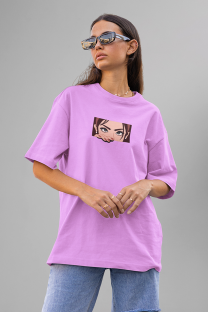 OVERSIZED T-SHIRT LILAC(014)