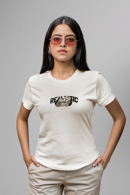 Graphic White Basic T-shirt 031