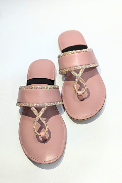 Peach Tia Chappal 0011