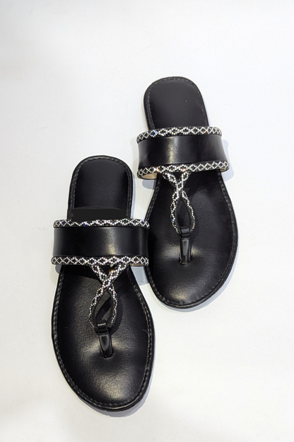 Black Tia Chappal 002