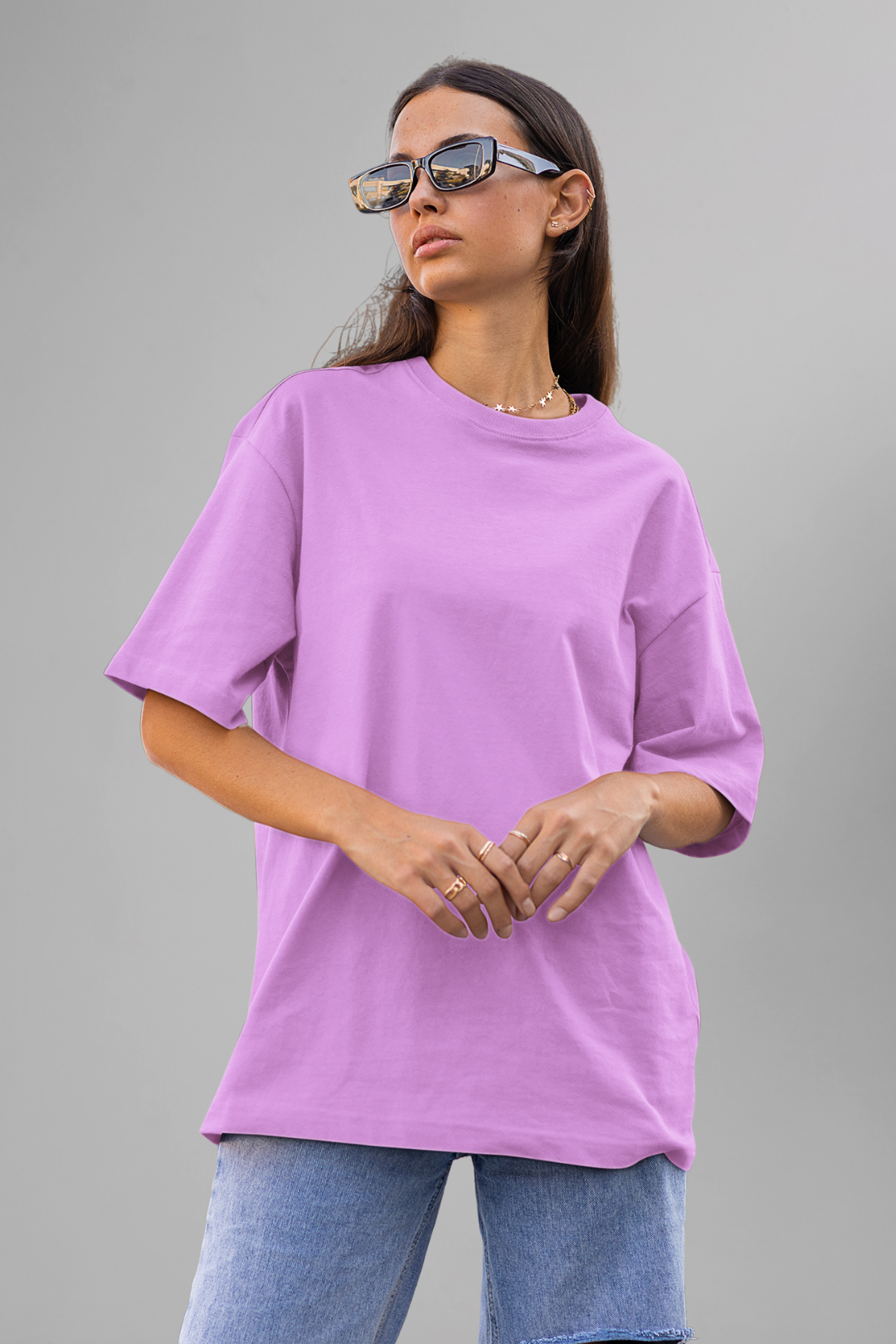 OVERSIZED T-SHIRT LILAC(06)