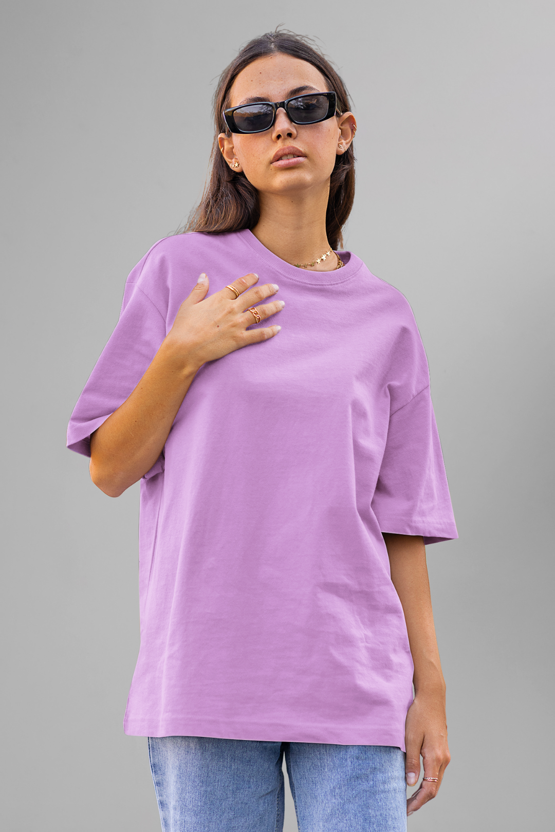 OVERSIZED T-SHIRT LILAC(06)