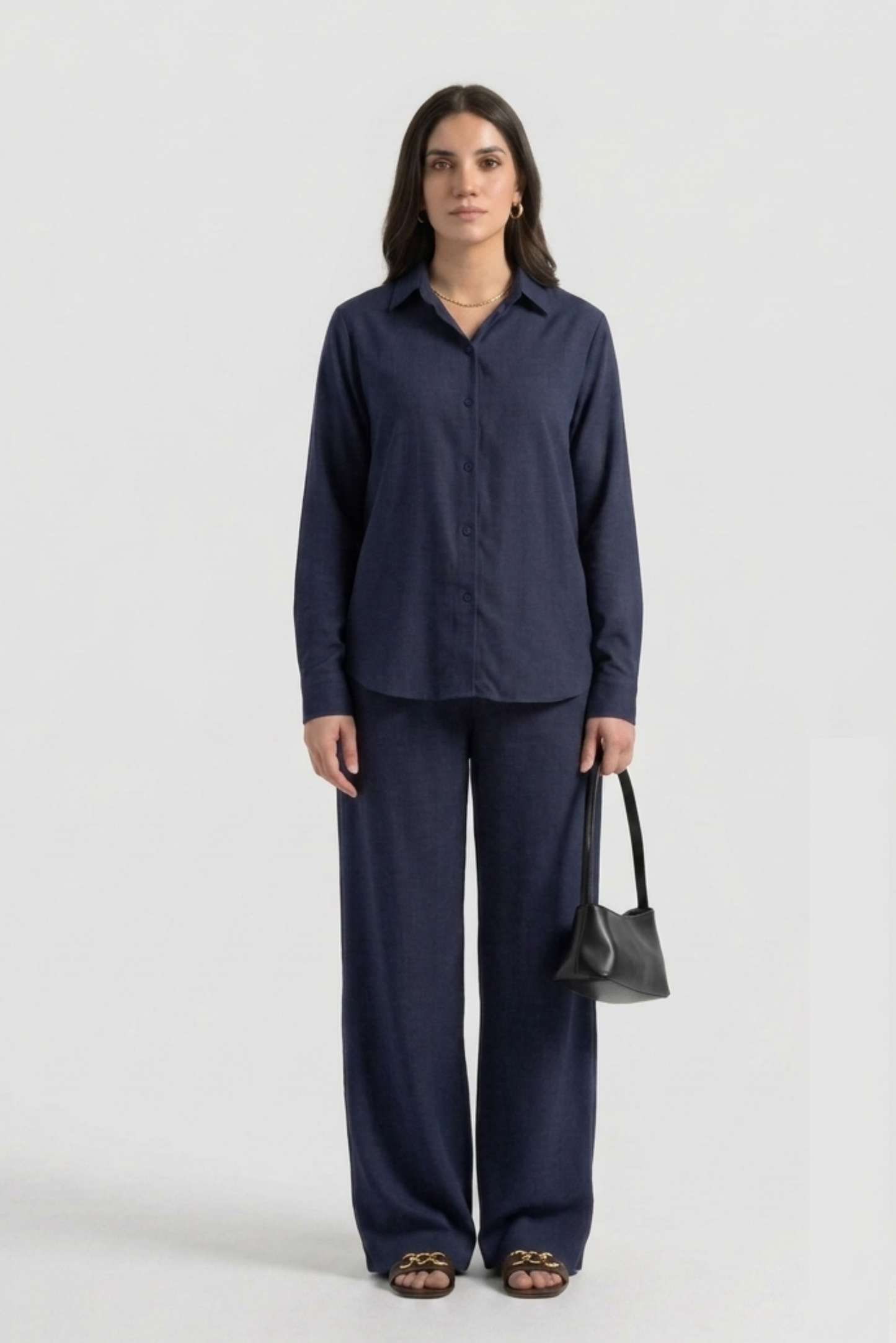 NAVY BLUE ESSENTIAL CO-ORD SET