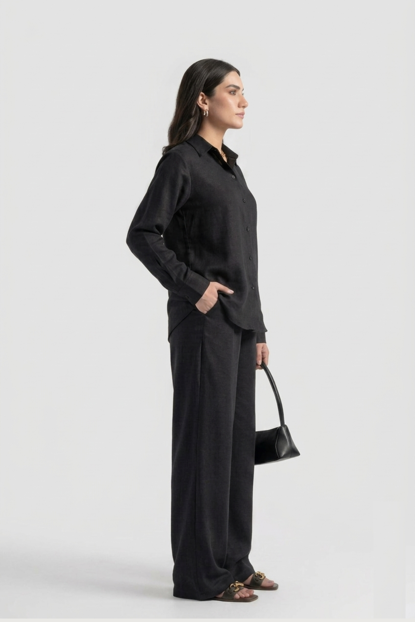 BLACK ESSENTIAL CO-ORD SET