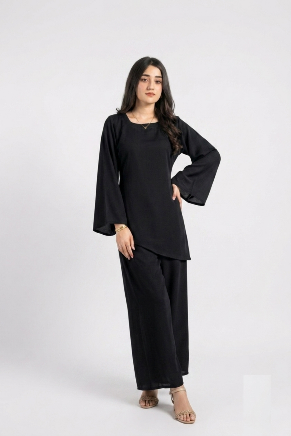 IRIS BLACK CO ORD SET