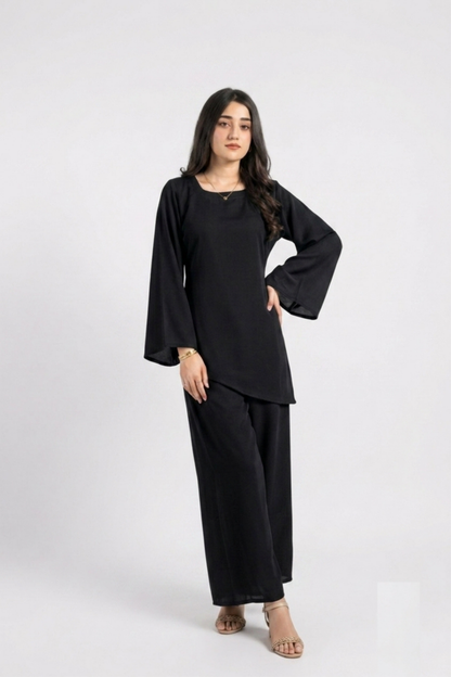 IRIS BLACK CO ORD SET