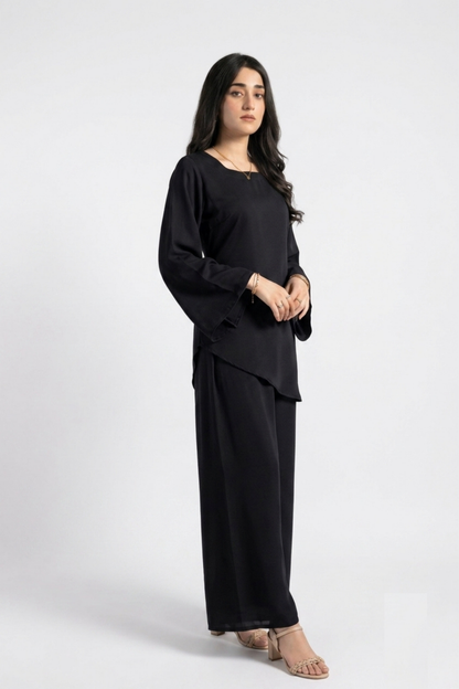 IRIS BLACK CO ORD SET