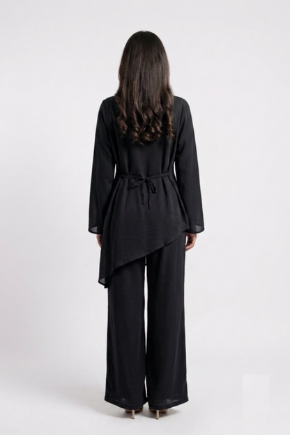 IRIS BLACK CO ORD SET