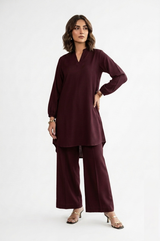 MAROON 1 CO-ORD SET