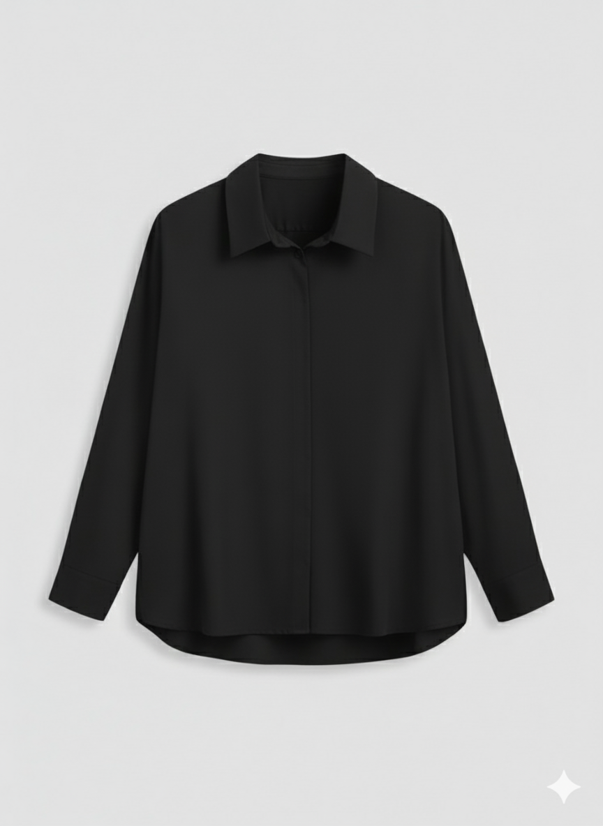 Black Envy Button-Down Shirt