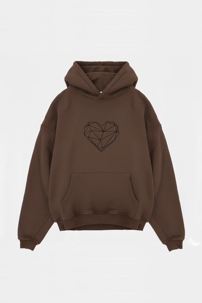 BLACK HEART HOODIE