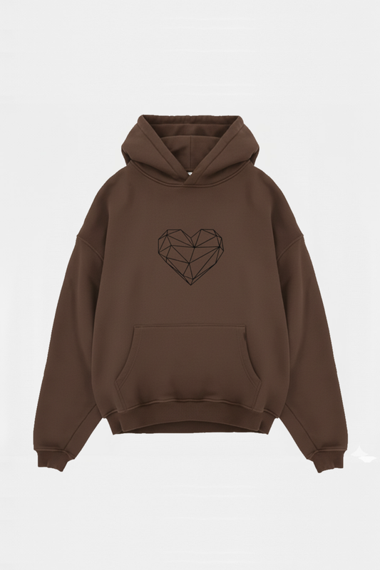 BLACK HEART HOODIE